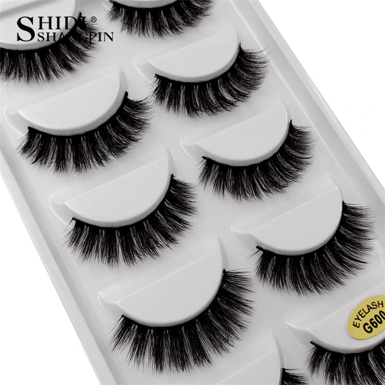 5 Pairs False Eyelashes Thick Mink Eyelashes 3D Mink Lashes Natural False Lashes Eyelash Extension Cilios Maquiagem