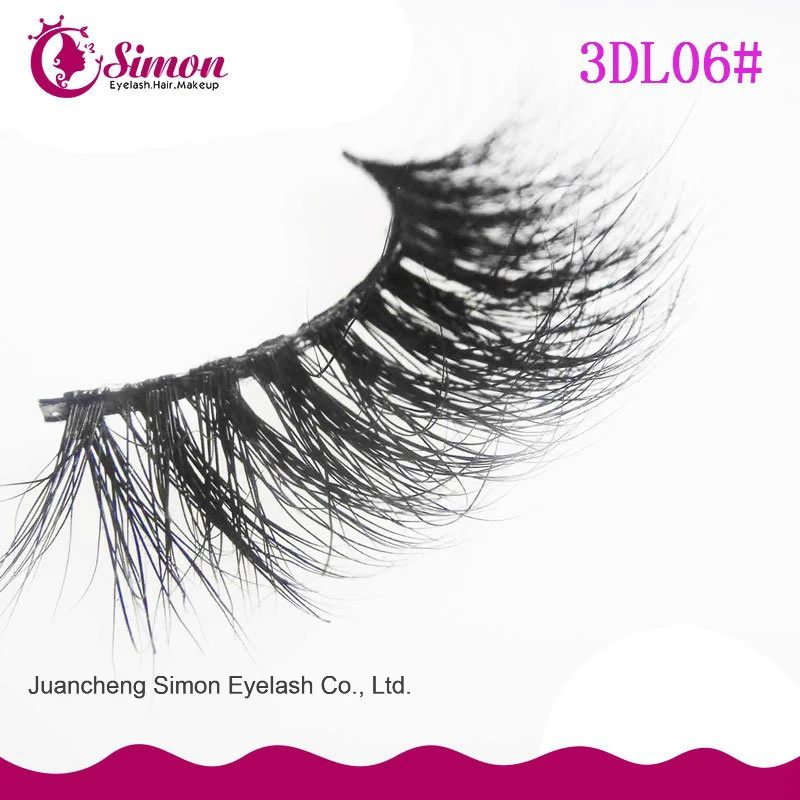 Top Quality Natural Hair Eyelashes 3D Mink Strip Lashes