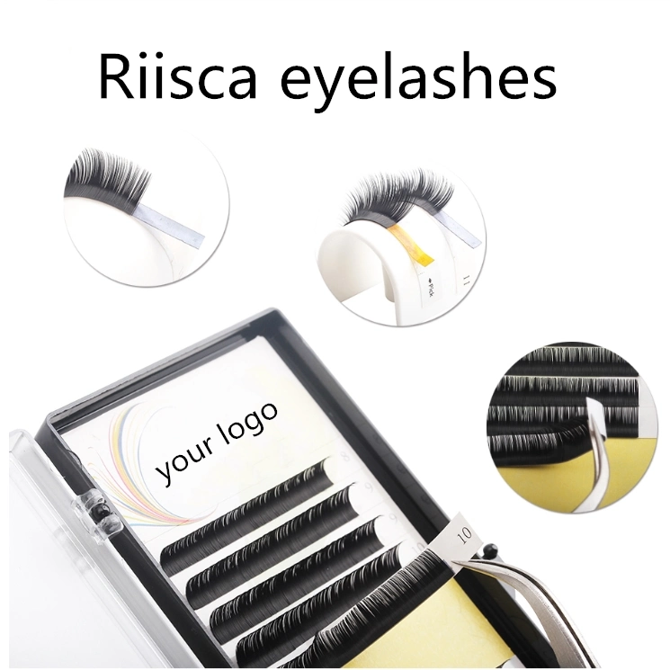 High Quality Individual Natural Soft Lash Extension for Professionals Russia Volume Eyelashes