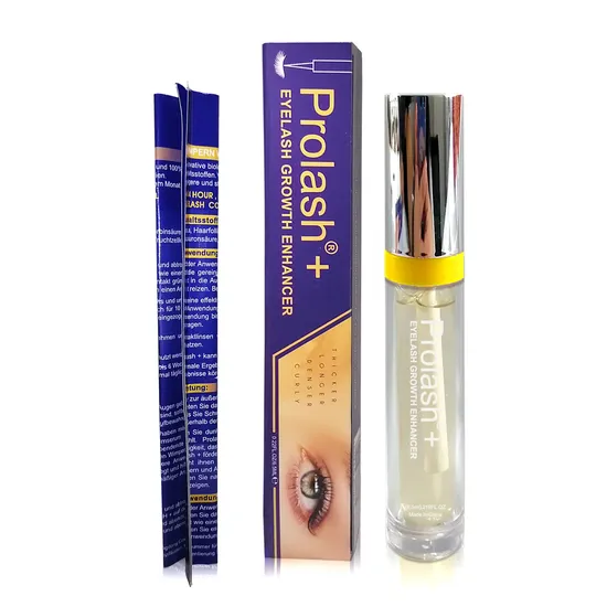 ベストセラーの Prolash+ ナチュラルまつげ美容液、まつげ育毛トリートメント