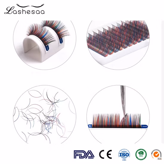 Levi ブランド Yy シェイプ個別のふわふわ Y シェイプ ラッシュ クラスター、既製 2D ボリューム ファン、セルフグラフト Y シェイプまつげエクステンション